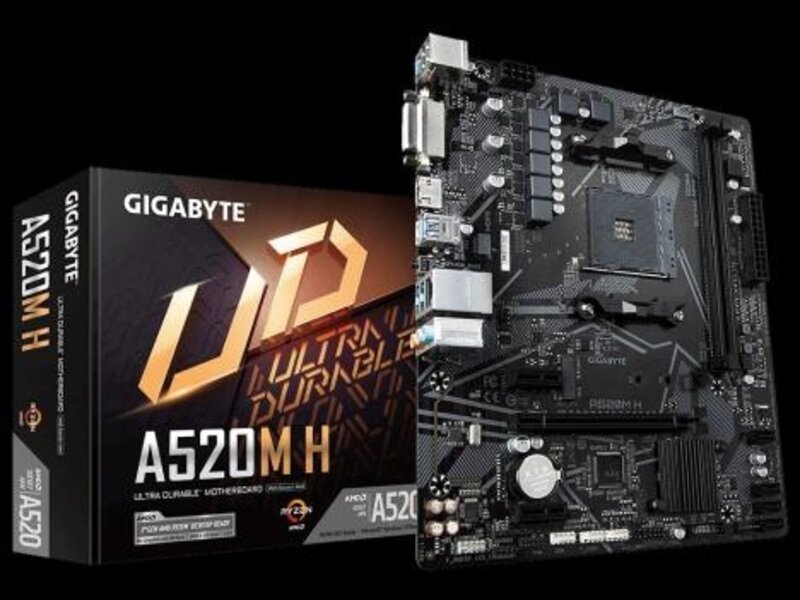 GIGABYTE A520M H Placa de baza Gigabyte A520M H AM4 CP anuntul.ro